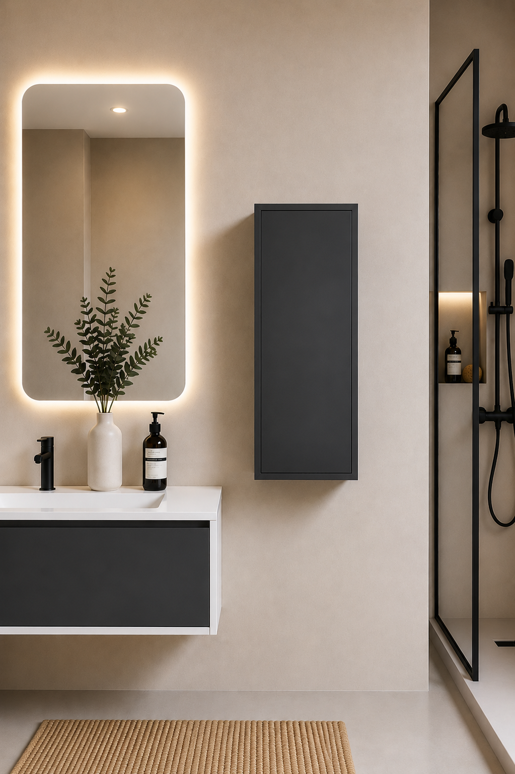 Columna de baño FLORENCIA una puerta 70 cm