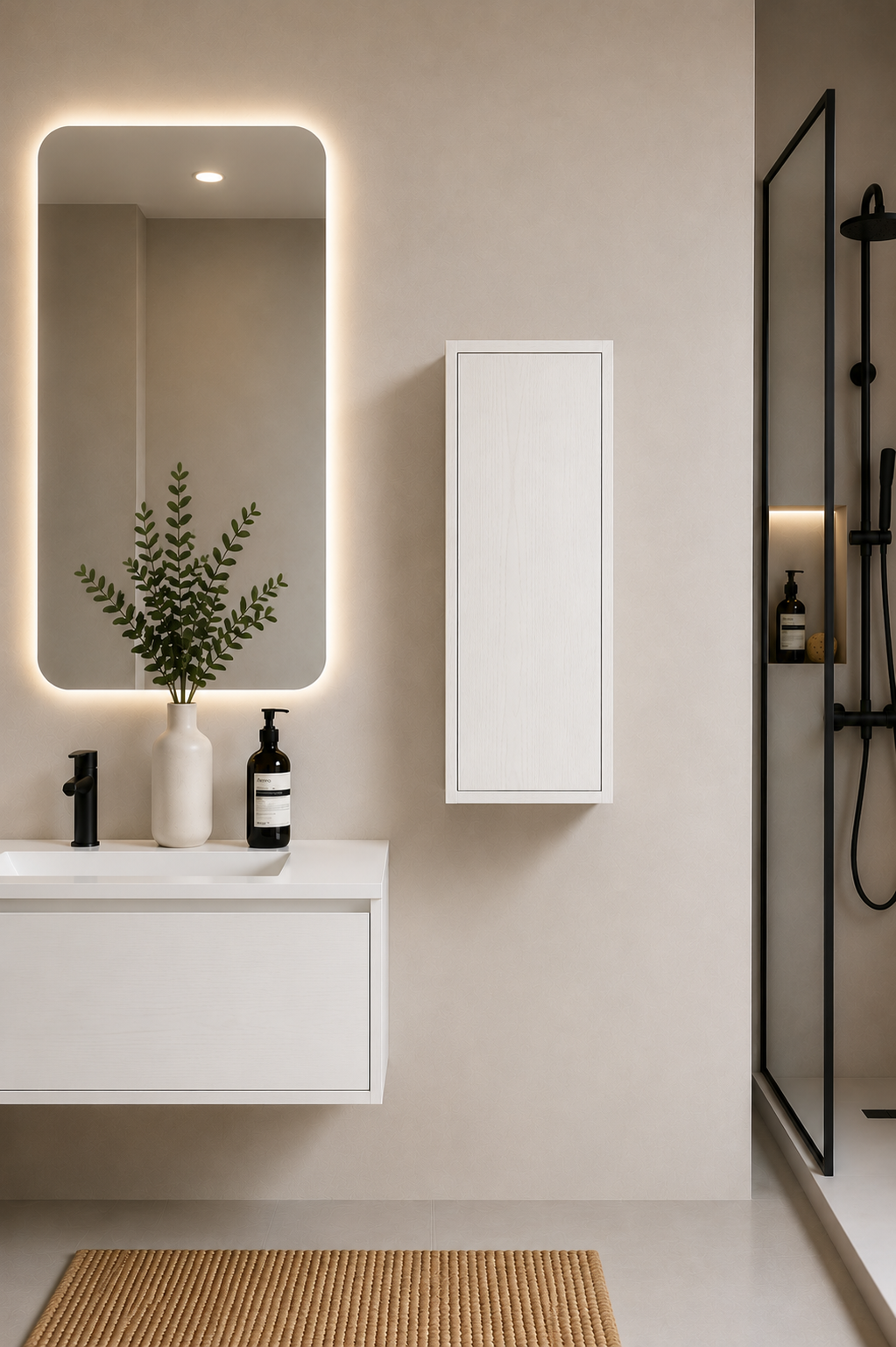 Columna de baño FLORENCIA una puerta 70 cm