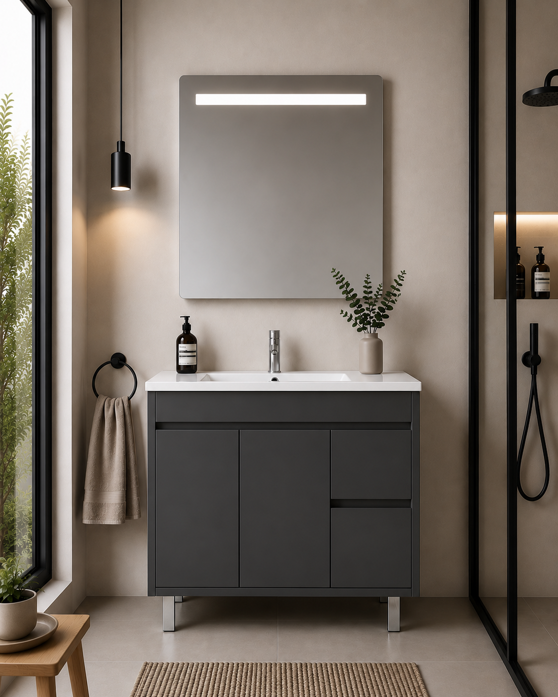 Mueble de baño ISQUIA con lavabo