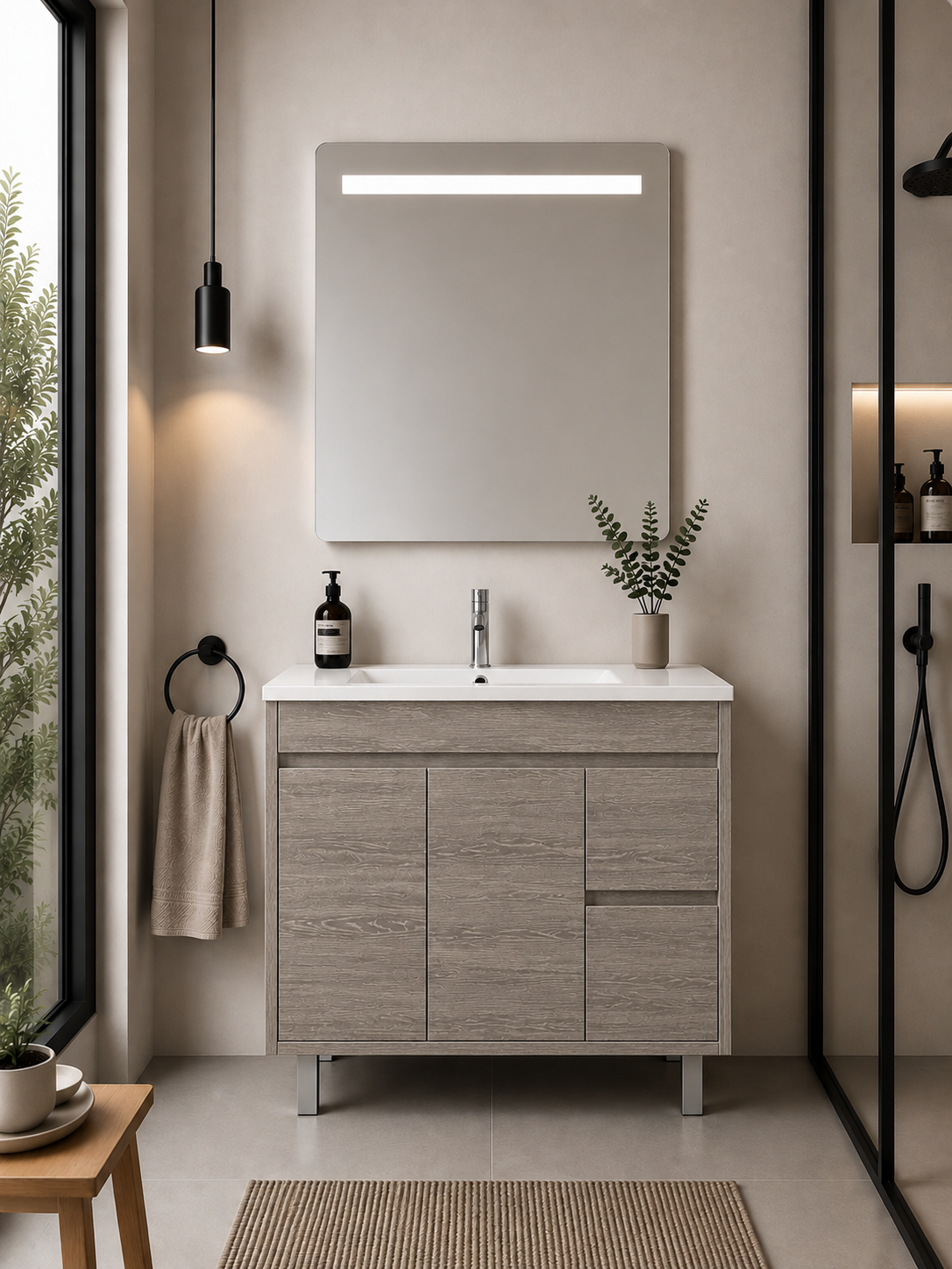 Mueble de baño ISQUIA con lavabo